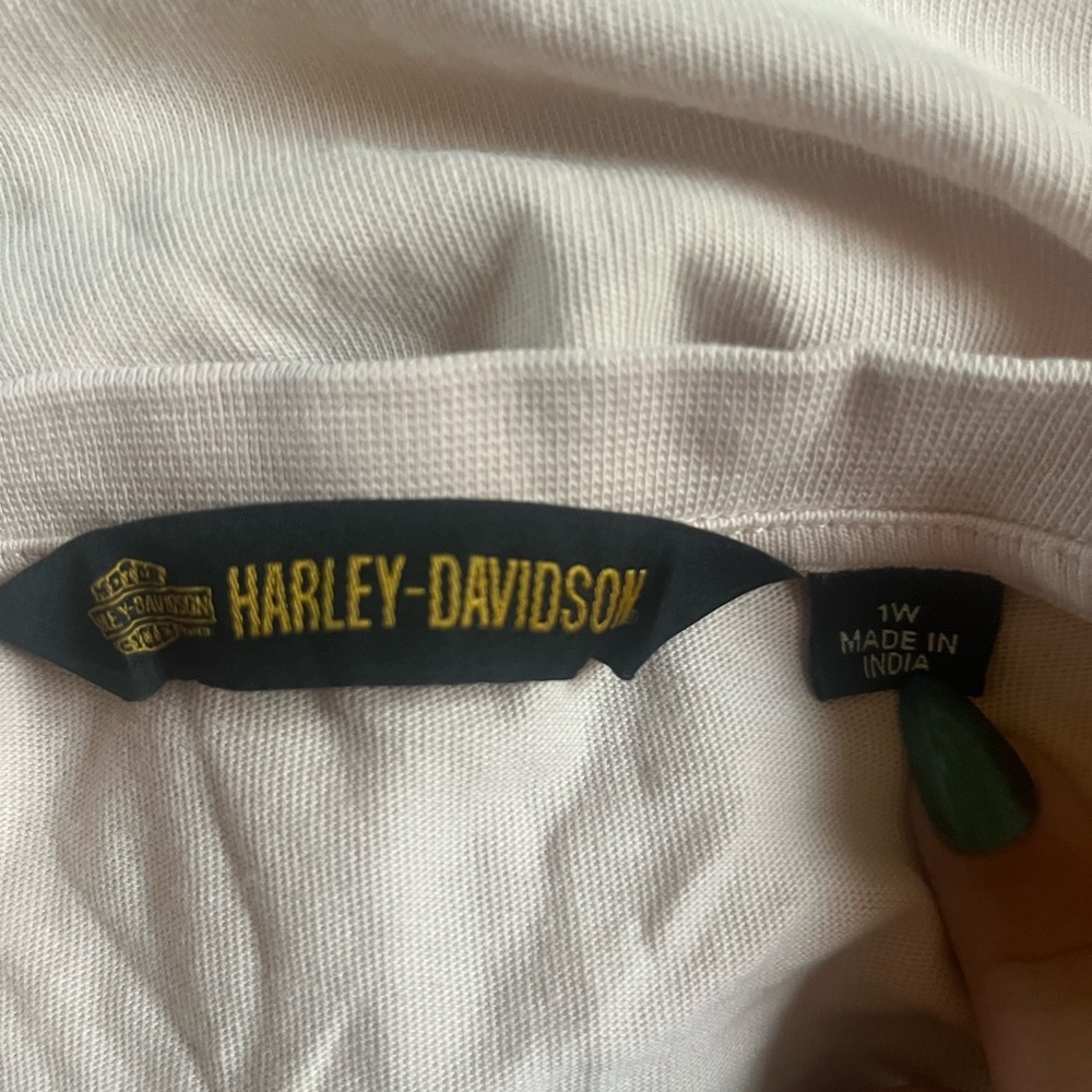 Women’s Harley-Davidson Cream Muscle Tee - Picture 3 of 3
